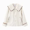 Cream White Plush Jacket